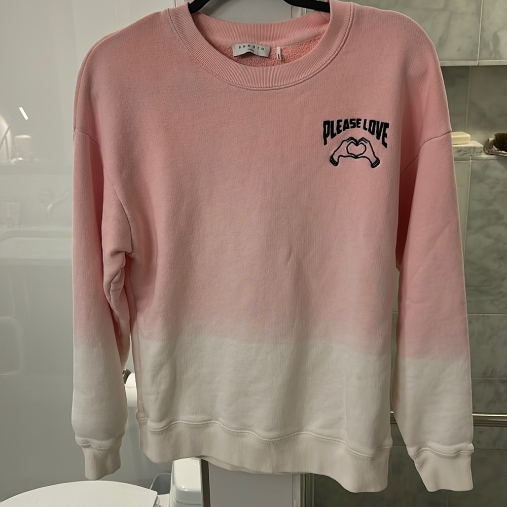 Sandro pink sweatshirt